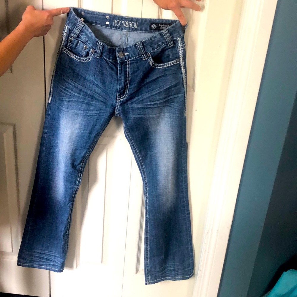 low rise boyfriend jeans 26x24